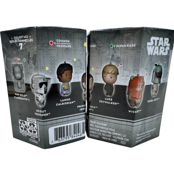 Star Wars Hallmark Christmas Mystery Ornaments Blind Box Figures 2 Pack NEW - Picture 2 of 10